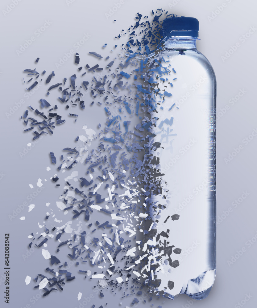 A Plastic Bottle Of Water Sits On Top Of A Mountain 68802400 Stock Photo At Vecteezy