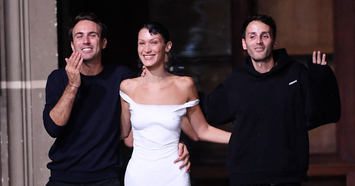 Bella Hadid Stuns Audience With A Spray On Dress Love 1