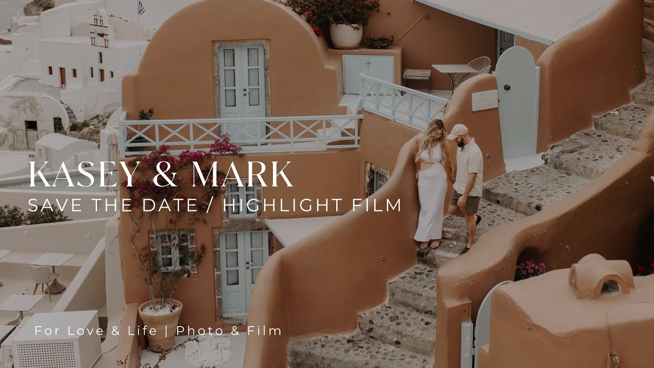 Epic Greek Adventure Kasey Amp Mark Amp 39 S Save The Date Film Santorini Greece And Milos Greece