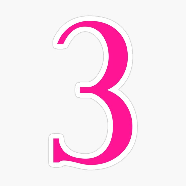 Pink Number 3