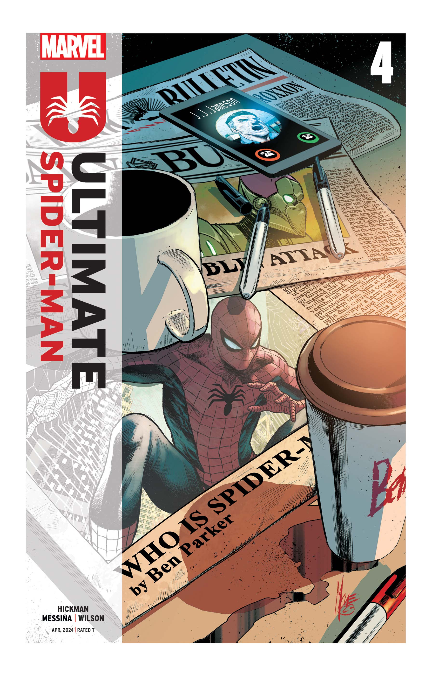 Ultimate Spider Man 2024 Issue 4Anime Layne Myranda